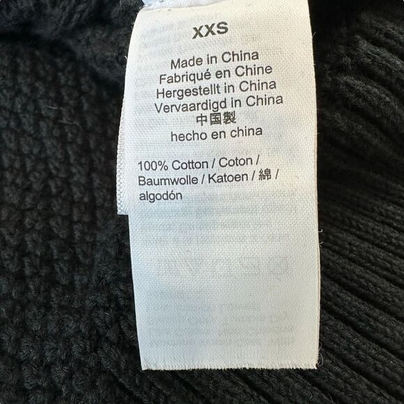 J. Crew Preppy Mock Neck Cable KNit Fisherman Sweater, XXS - Picture 7 of 9